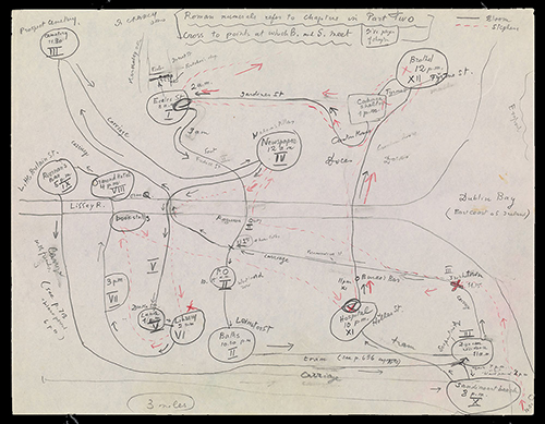 Nabokov&#039;s Ulysses map