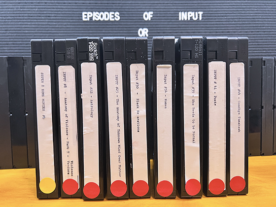 Selections of &#039;Input&#039; on VHS