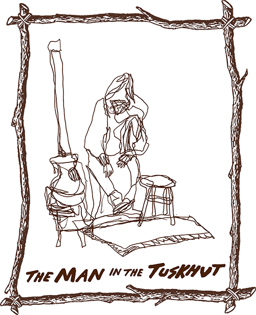 The Man sitting next to His Stove
