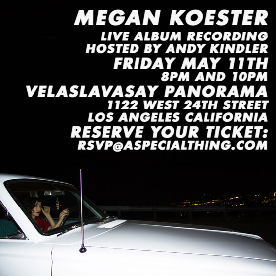 Megan Koester AST Album Recording