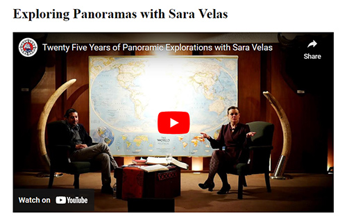 Exploring Panoramas with Sara Velas on the Adventurer&#039;s Club website