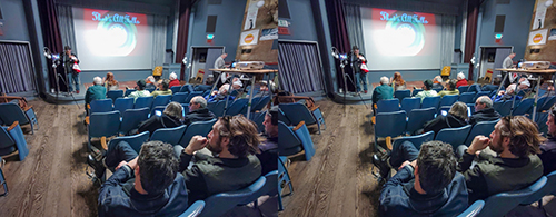 image of attendees and presenter