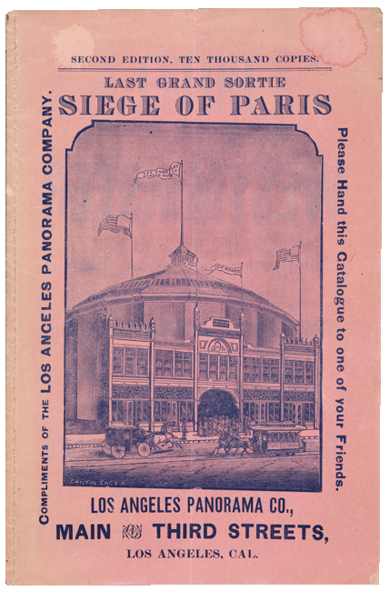 Siege of Paris Panorama Booklet in Los Angeles - Printed Ephemera