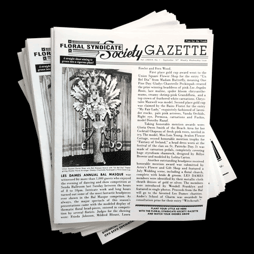 Floral Syndicate Society Gazette