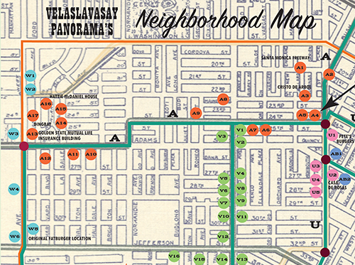 VP walking map